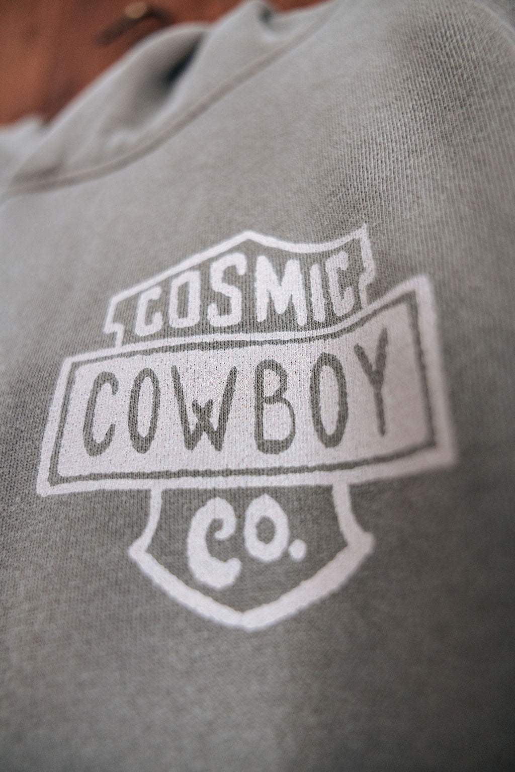 COSMIC CLASSIC LEFT CHEST HOOD - FADED GREY