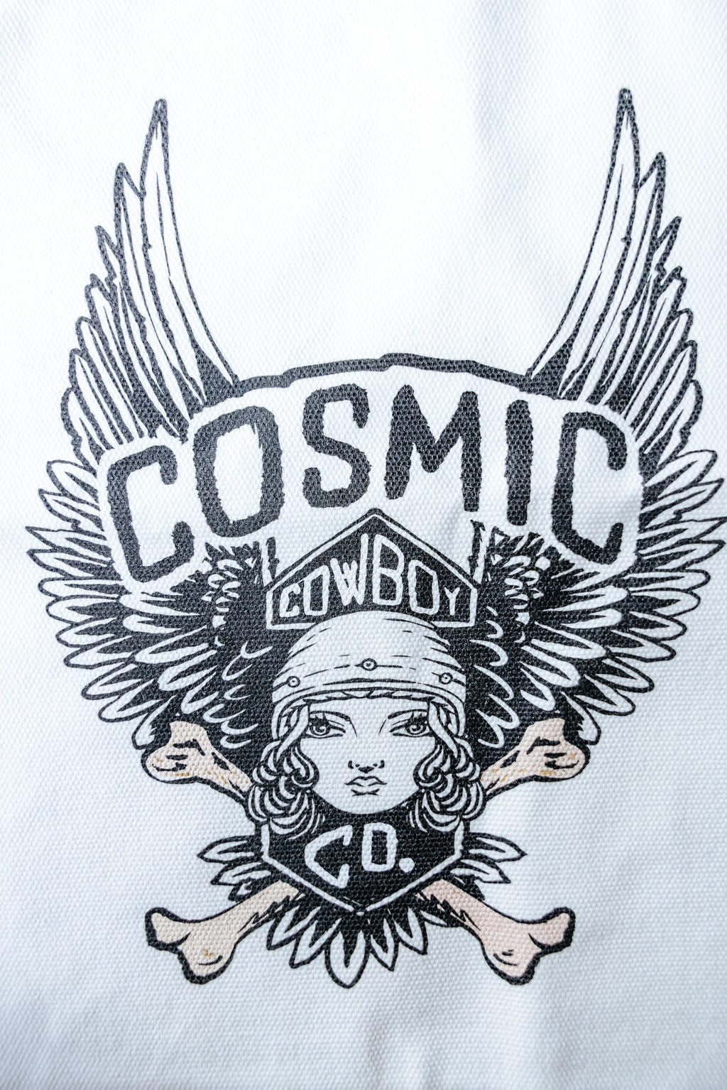 COSMIC WING TOTE BAG - CREAM