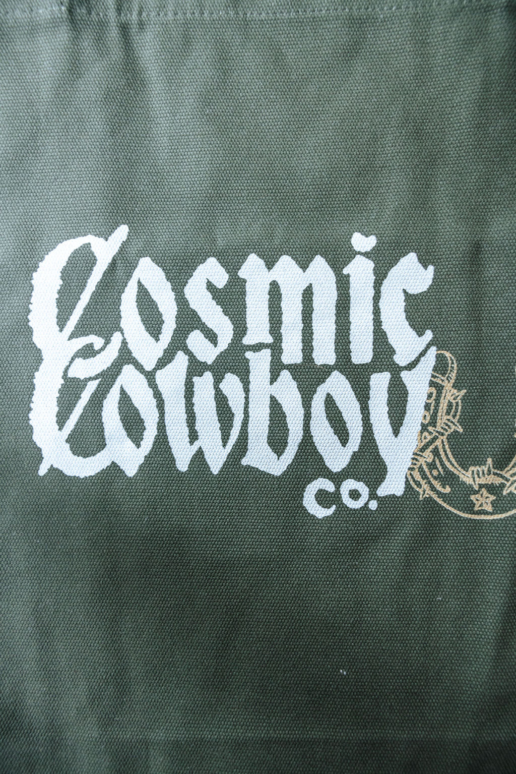 COSMIC HORSESHOE TOTE BAG - ARMY