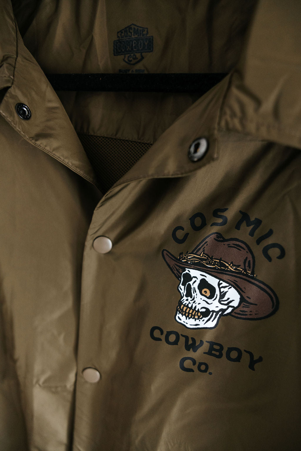 COSMIC SKULL JACKET - KHAKI